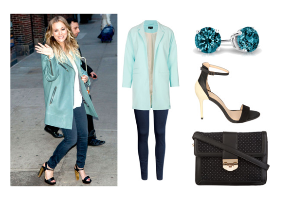 Kaley Cuoco :: Styling Blue and Gold
