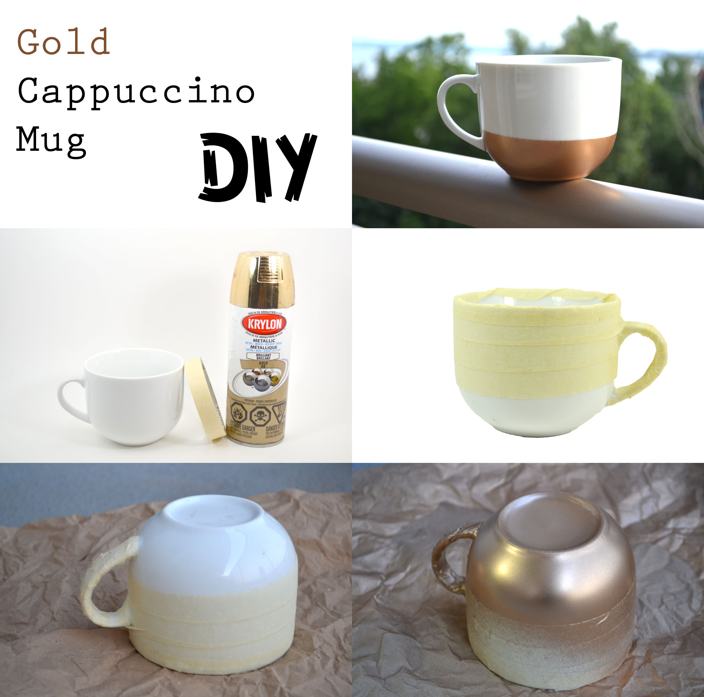 Gold Mug DIY