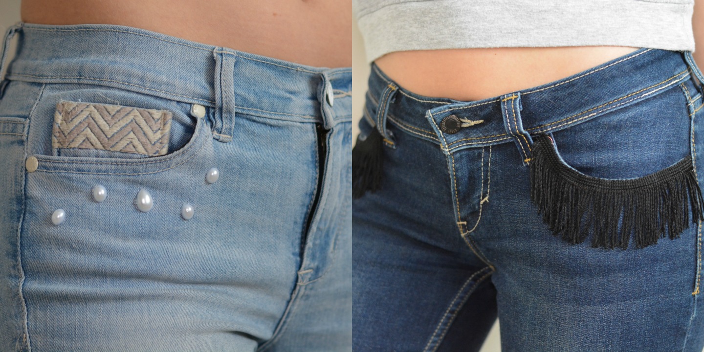 DIY Customized Jeans Tutorial