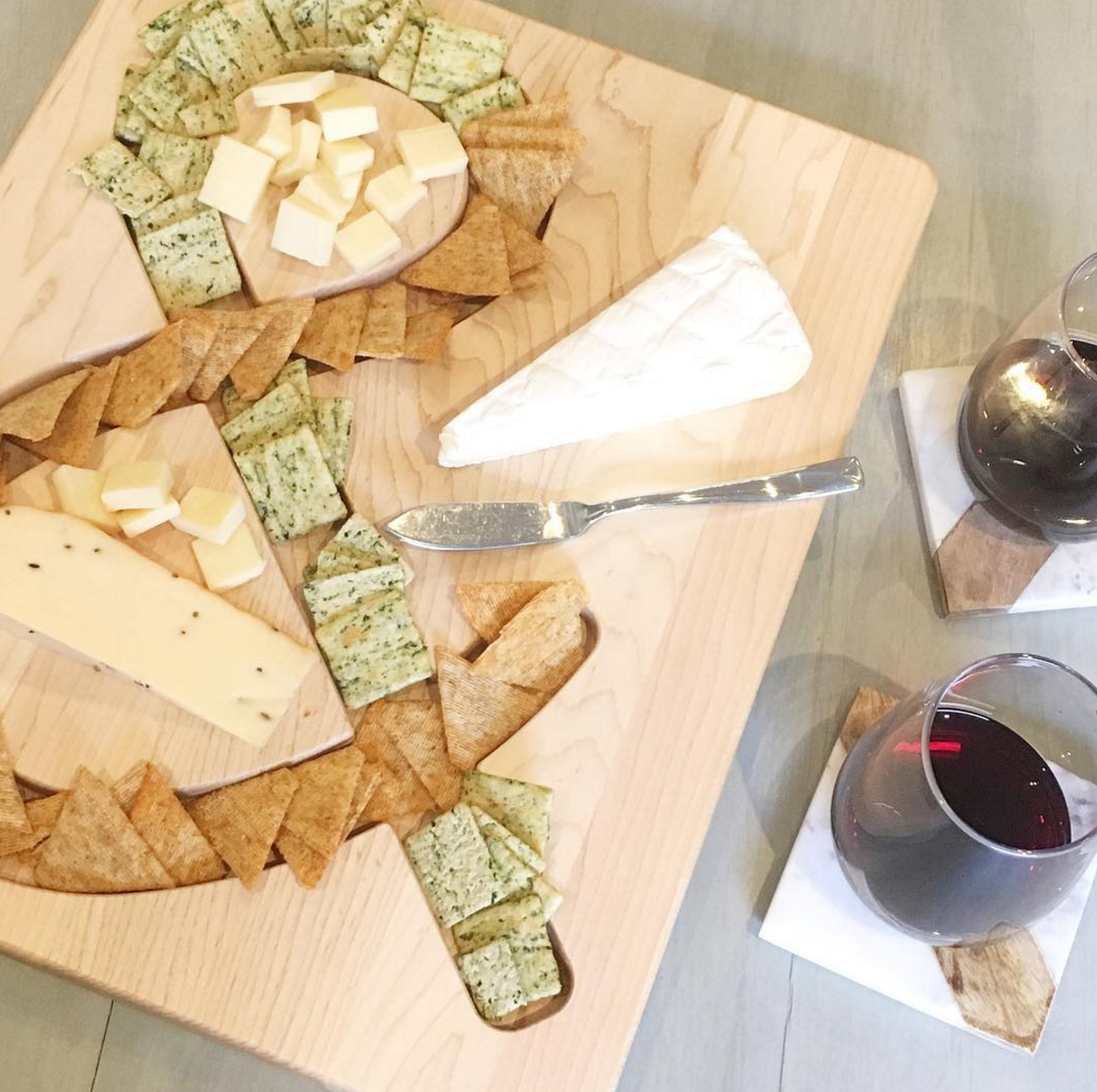 Cheese and Wine Board