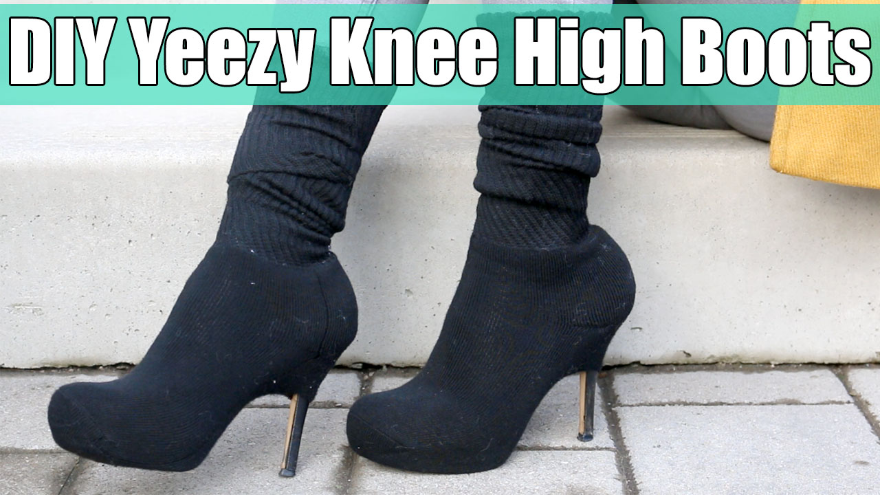 DIY Yeezy Sock Boots Tutorial