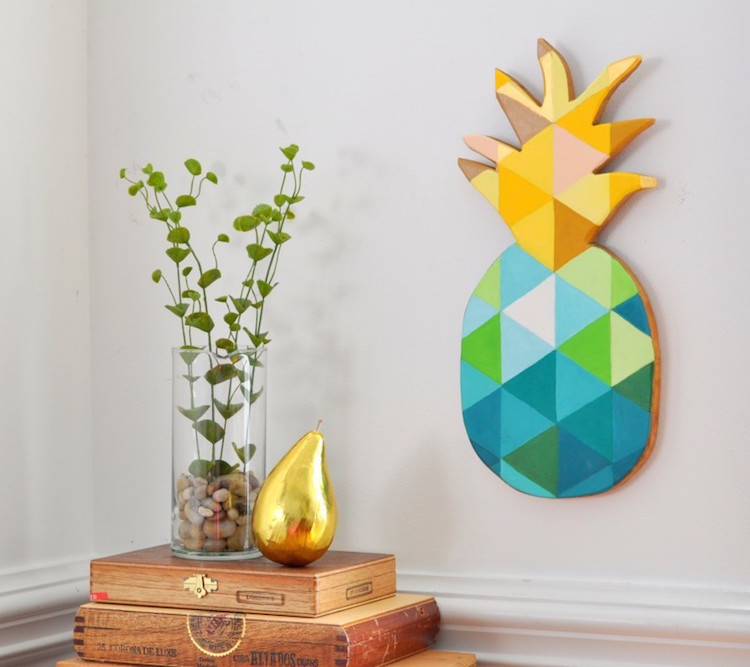 DIY Pineapple Decor Ideas Crafts