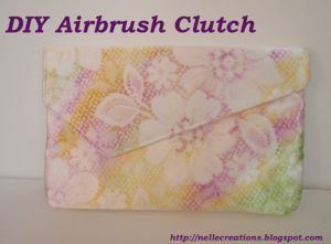 DIY :: Airbrush Clutch