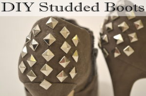 DIY :: Studded Boots