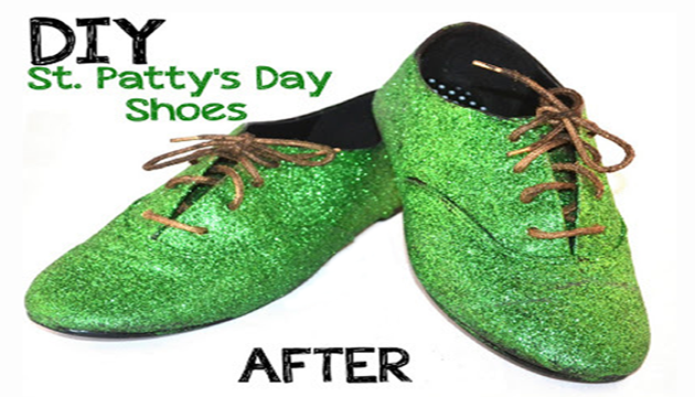 DIY :: St. Patricks Day Shoes