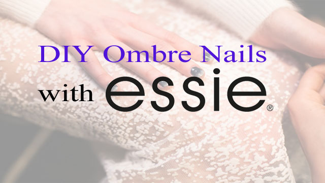 DIY Ombre Nails with essie x Line Knitwear