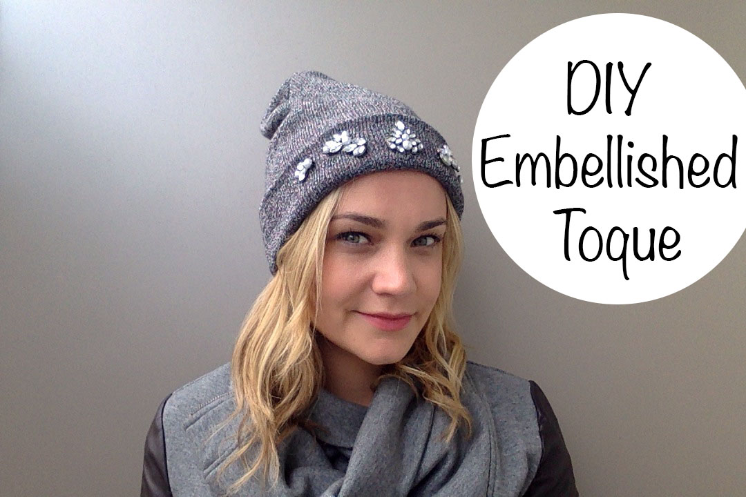 YouTube :: DIY Embellished Fall Toque