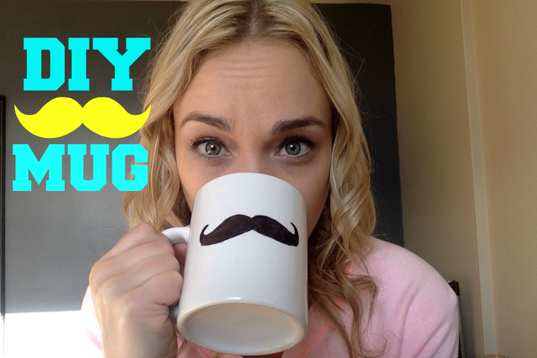 YouTube :: DIY Moustache Mug