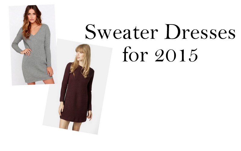 Top Sweater Dresses for 2015