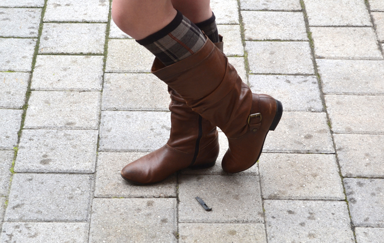 Styling Knee High Socks with Boots