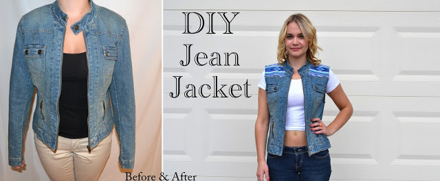 Jean+Jacket+DIY