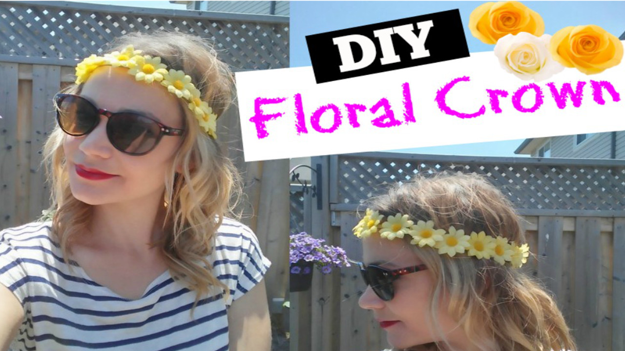 DIY Floral Crown Headband