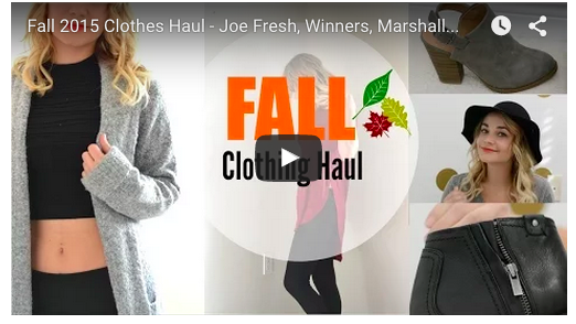 YouTube :: Fall Fashion Haul 2015