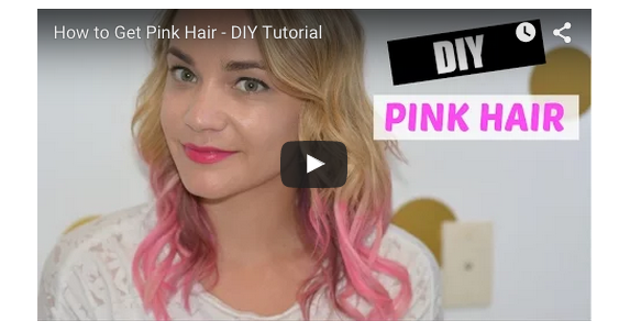 DIY :: How to Dye Your Hair Pink