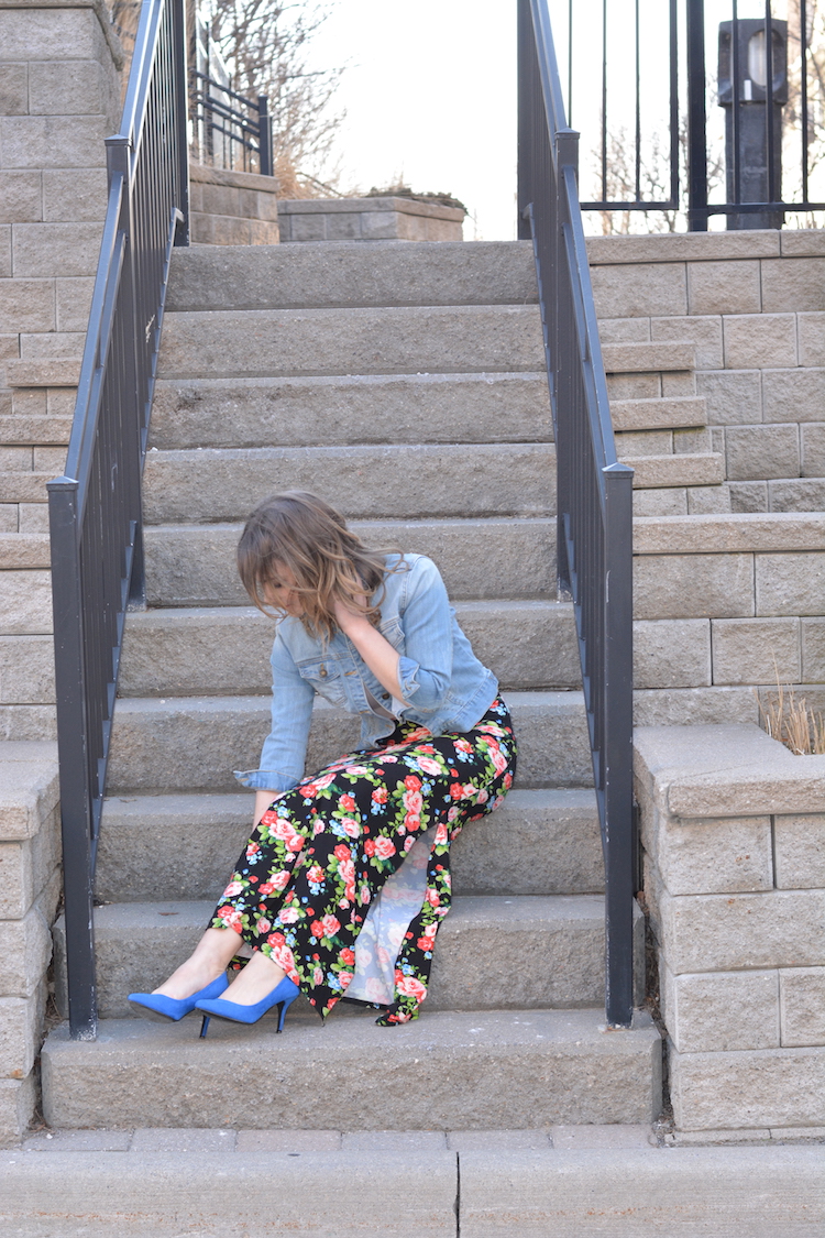 Floral Skirt Styled Two Ways