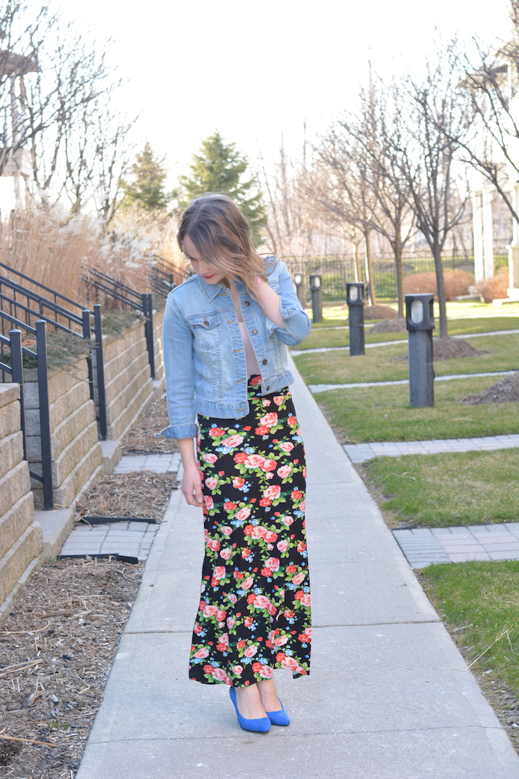 Floral Skirt | Styled Two Ways | Toronto Hamilton Mom Lifestyle ...