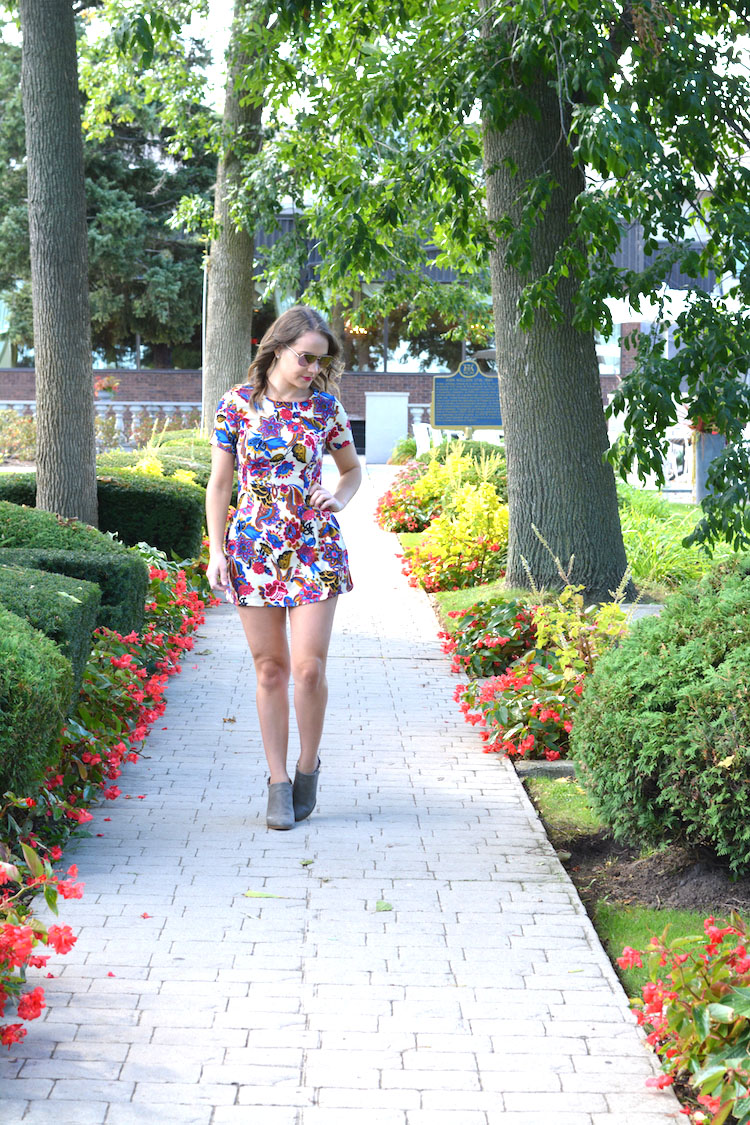Fall Boots with Summer Dresses