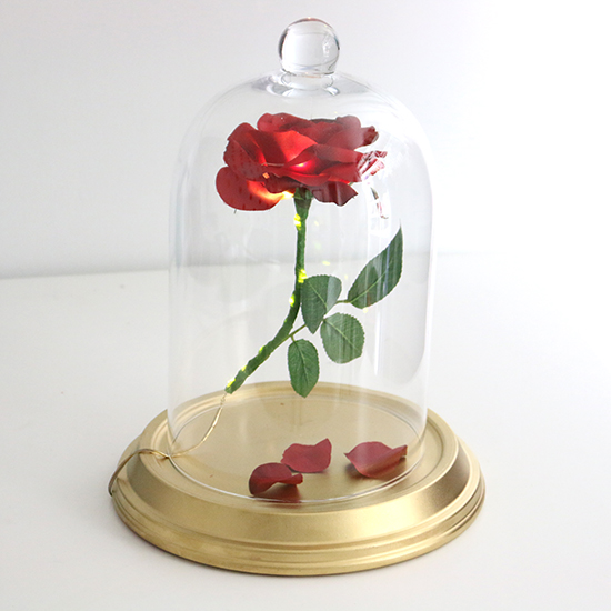 DIY Beauty and the Beast Enchanted Rose