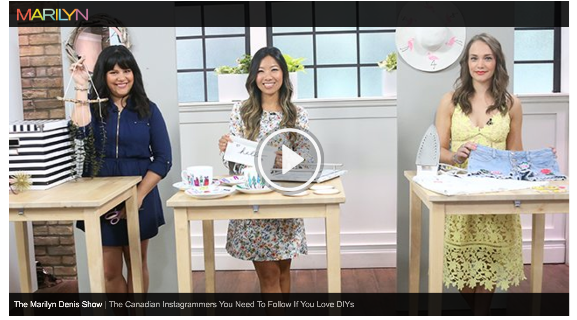 Featured DIY Project on the Marilyn Dennis Show