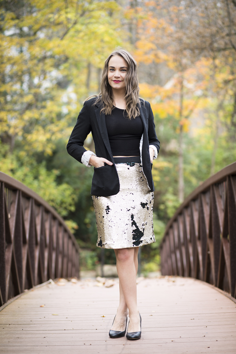 Colour Changing Sequin Skirt