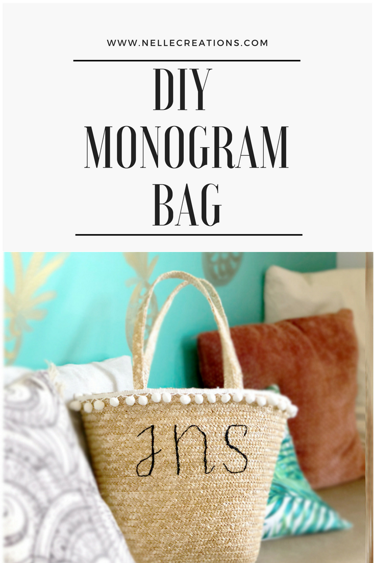 How to Monogram a Bag