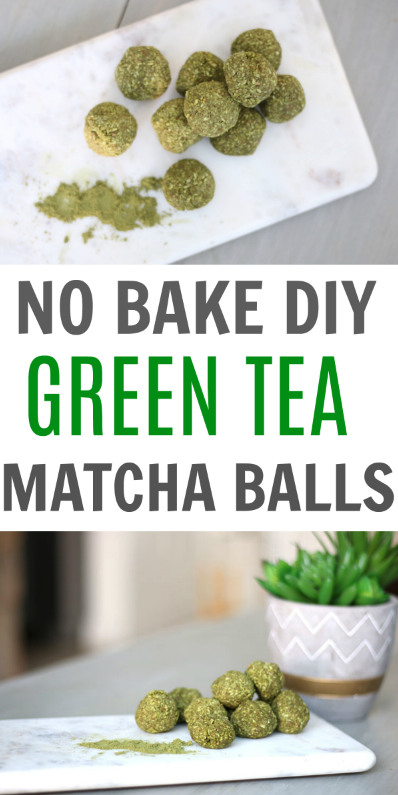 DIY Green Tea Matcha Balls