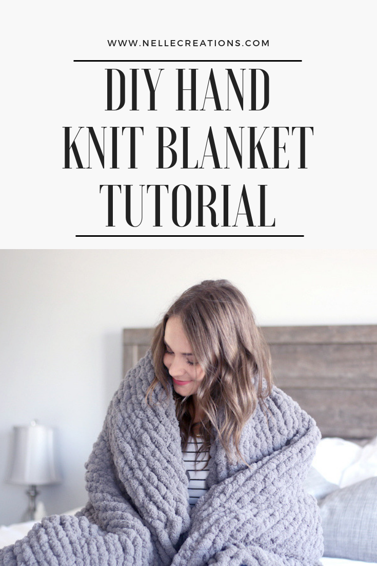 How to Hand Knit a Chunky Blanket