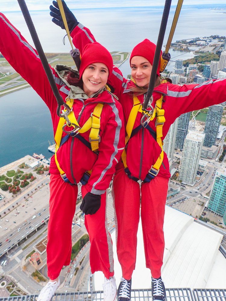 Walking on the CN Tower Edge Walk